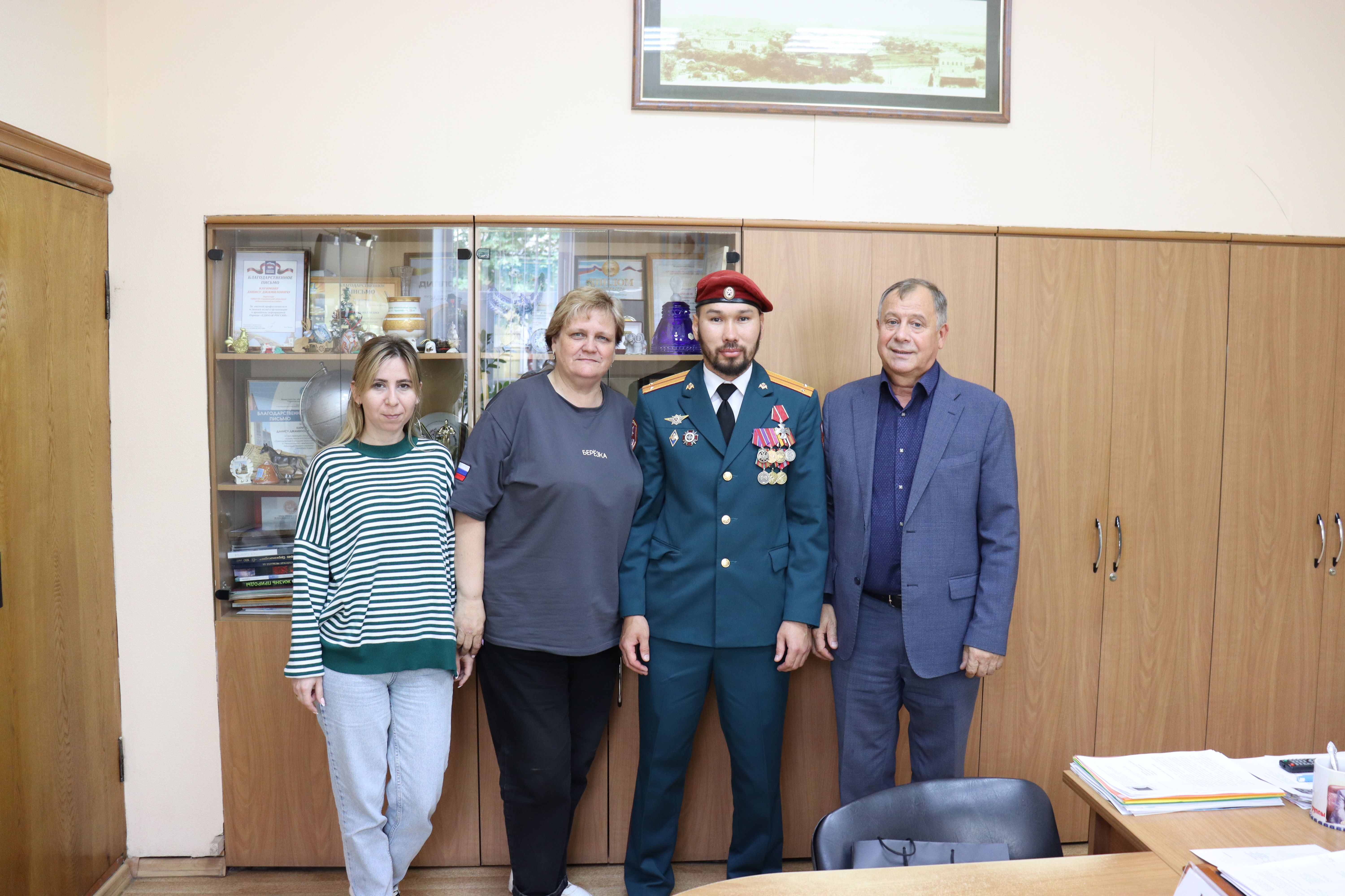 Гости в колледже 