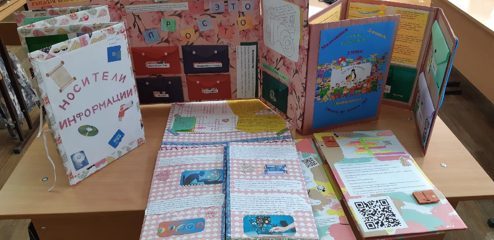 Выставка лэпбуков по информатике