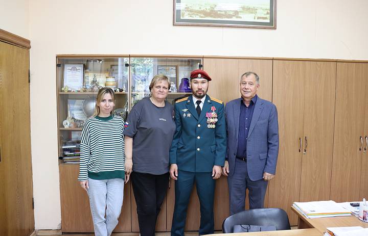 Гости в колледже 