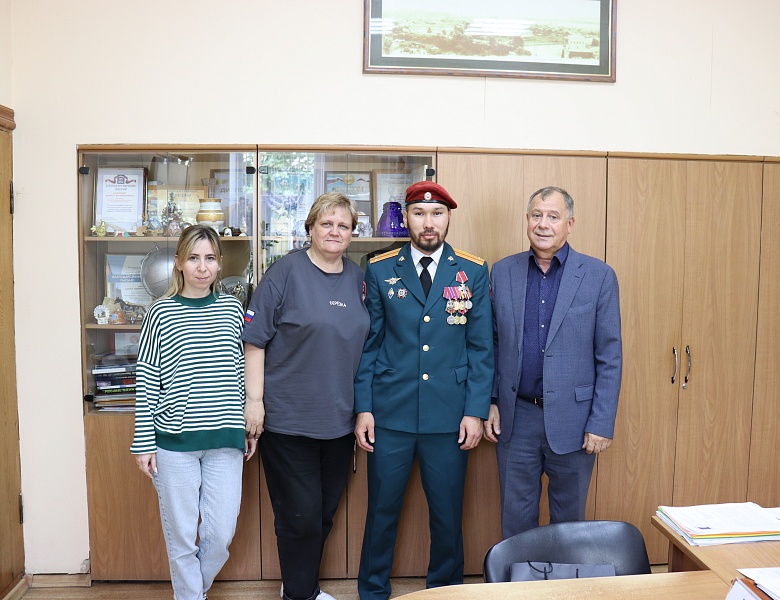 Гости в колледже 