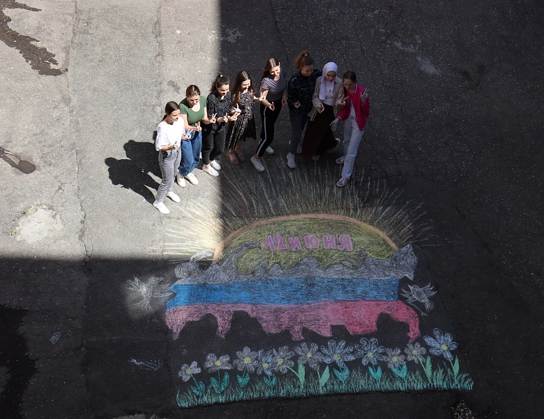 Акция "Россия рисует" 