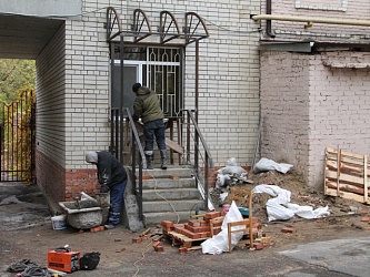 Штукатурка крыльца