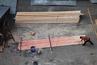 Пропитка материала обрешётки