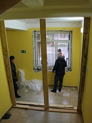 Выемка окна